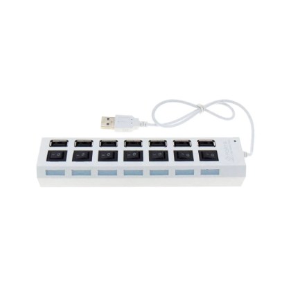 usb-hub-2-0-7-θύρες-μαύρο